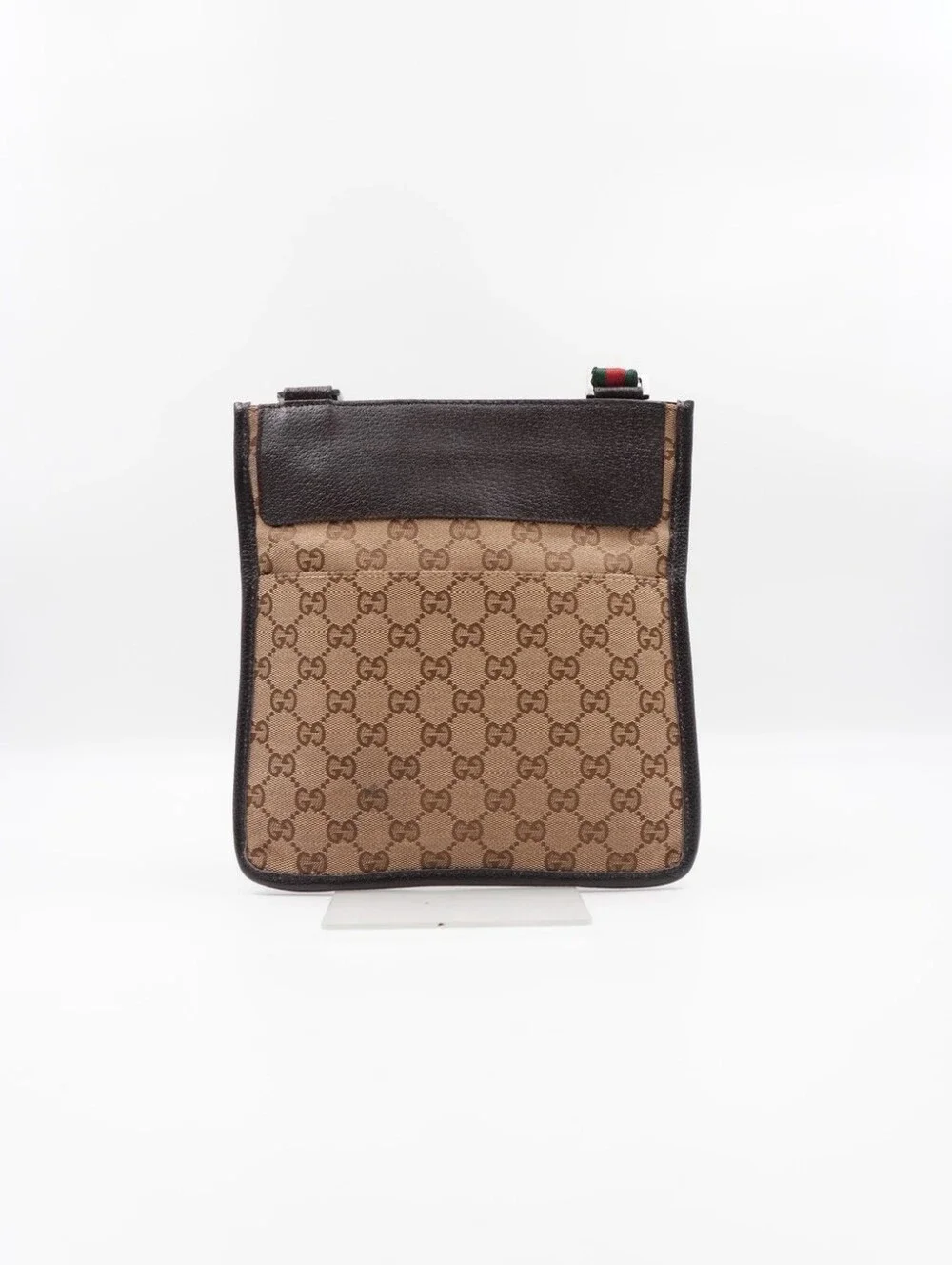 CO06 💟 GUCCI GG Monogram Messenger Crossbody Bag